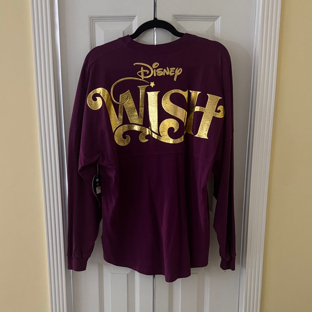 Disney’ Wish Cruise line Spirit Jersey with Gold Logo - Picture 2 of 2